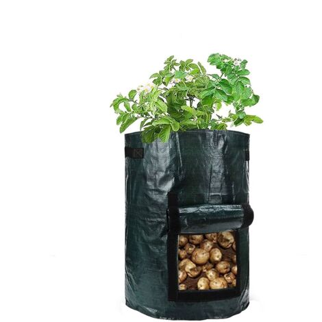 Gardening bag, portable, 30x50 cm, green