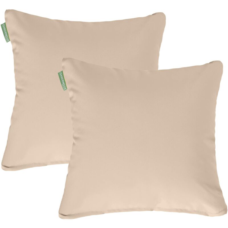 Gardenista - Coussin d'extérieur, Coussins Carrés 45x45 cm, Coussins de Chaise Résistants à l'eau avec Rembourrage en fibres Creuses, Coussin