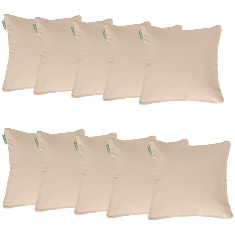 Gardenista - Coussin d'extérieur, Coussins Carrés 45x45 cm, Coussins de Chaise Résistants à l'eau avec Rembourrage en fibres Creuses, Coussin