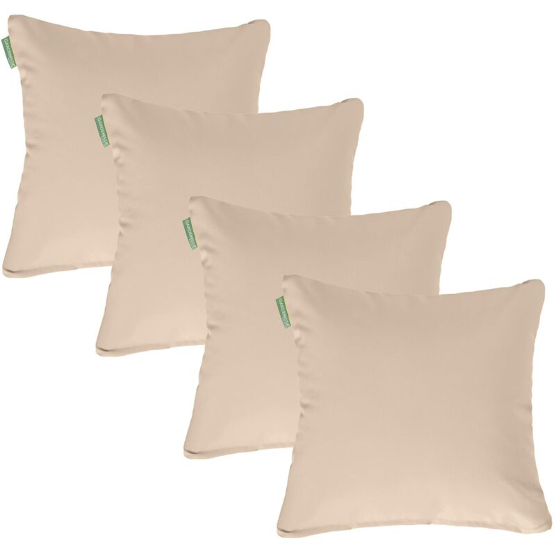 Gardenista - Coussin d'extérieur, Coussins Carrés 45x45 cm, Coussins de Chaise Résistants à l'eau avec Rembourrage en fibres Creuses, Coussin