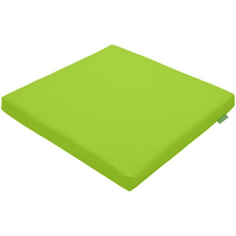 Gardenista Coussin de siège carré antidérapant résistant à l'eau avec attaches sécurisées pour l'extérieur, coussin de siège souple et rembourrage épais pour chaise de jardin,