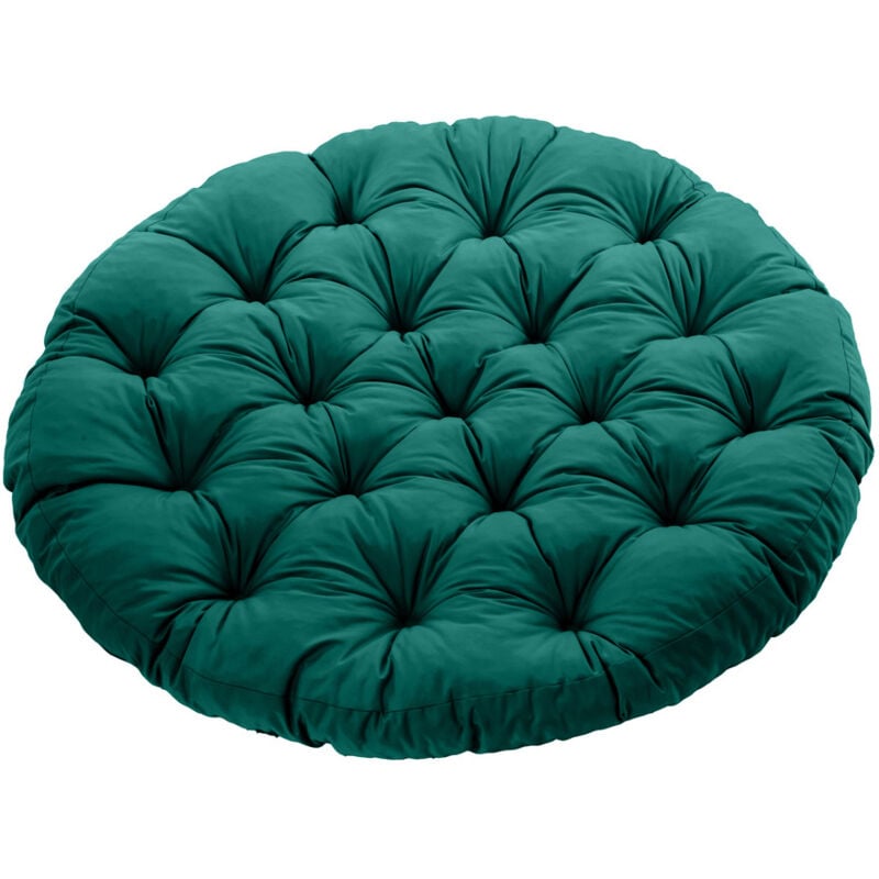 Gardenista - Coussin de siège rond de jardin, coussins de siège résistants à l'eau de 120 cm pour meubles de patio, coussin de siège touffeté