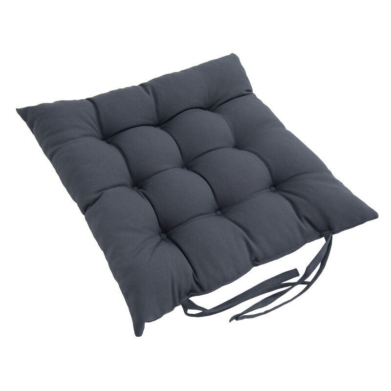 Loft 25 - Coussin de Chaise Pour Salon, Coussin d'assise d'Intérieur avec Attaches, Coussins de Chaise Pour Salle à Manger, 40x40 cm Coussins de