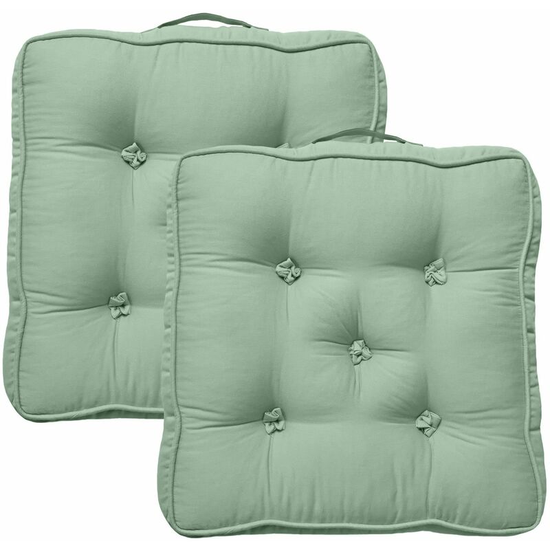 Loft 25 - Coussin de sol épais pour intérieur, Galette de siège touffeté xxl avec poignée de transport pour canapé, coussins rehausseurs doux et