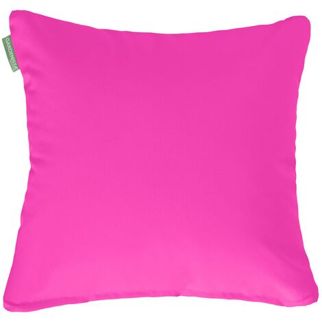 GARDENISTA Coussin d'extérieur, Coussins Carrés 45x45 cm, Coussins de Chaise Résistants à l'eau avec Rembourrage en fibres Creuses, Coussin Décoratif de Jardin - Rouge (2pk)