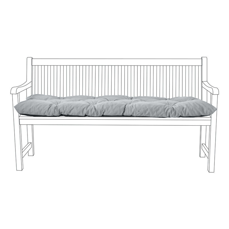 Gardenista - Coussins de siège capitonnés pour banc d'extérieur, coussin de patio de jardin 2 places résistant à l'eau, 110x45 cm coussins de banc de