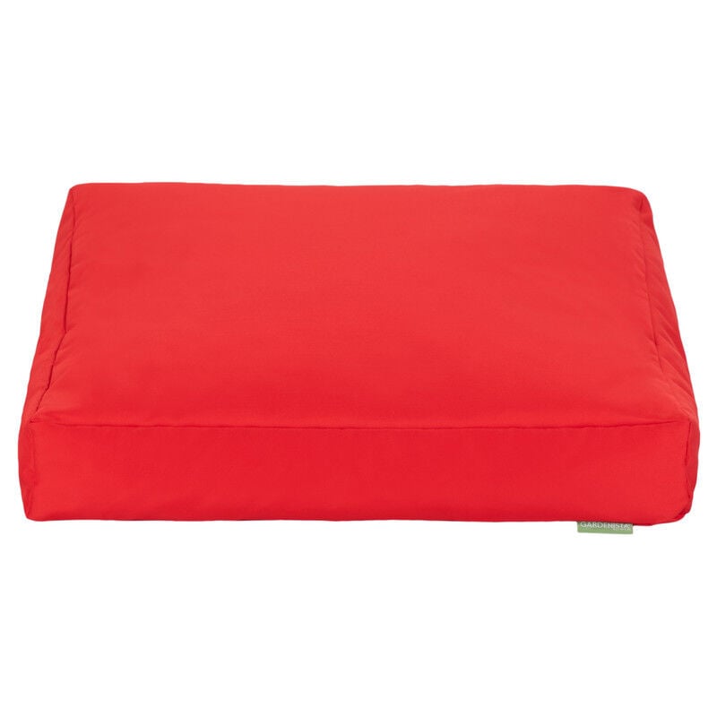 Gardenista - Coussins de sol pour jardin, coussin d'extérieur résistant à l'eau, coussin d'assise 60x60x10 cm pour meubles de patio avec remplissage