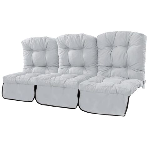 Cuscino Per Altalena Giardino - Imbottito Resistente All'Acqua - Verde 150x50cm - Gardenista - Foto 13