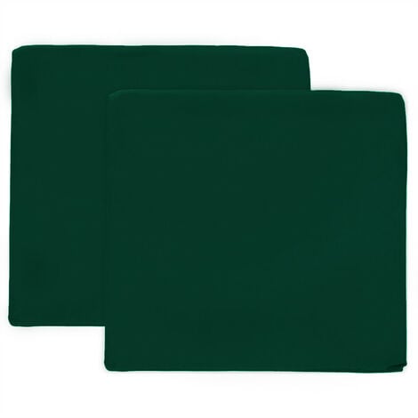 Gardenista - Cuscino per sedia da giardino, Cuscini per sedia resistenti all'acqua 50x44x5 cm, Cuscino per interni ed esterni con lacci sicuri, Cuscini per sedia antiscivolo - Verde (2pk)