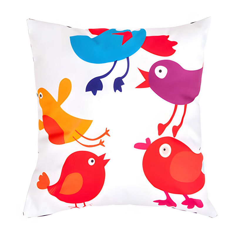 Gardenista - Coussins imprimés Oiseaux, Coussins Décoratifs Résistants à l'eau pour jardin, Coussins Dispersés 45x45 cm avec rembourrage en fibres