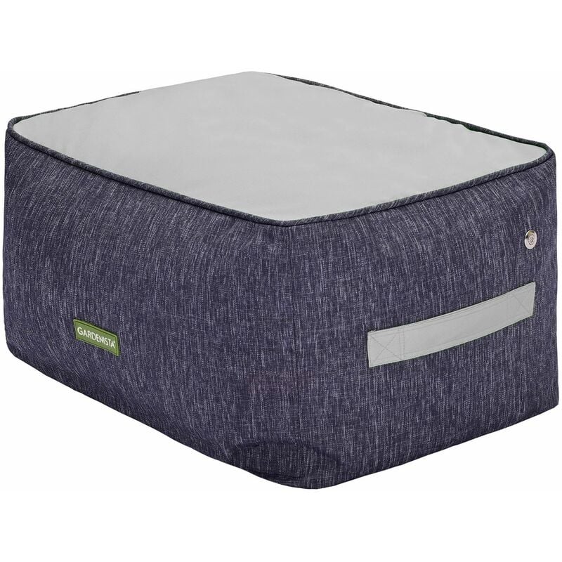 Gardenista - Repose-pieds pouf d'extérieur, repose-pieds rectangulaire résistant à l'eau pour jardin, pouf pouf protégé contre les uv, repose-pieds
