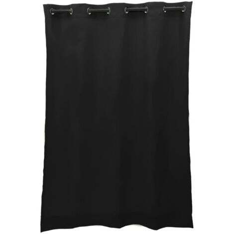 Gardenista Rideau de remplacement pour l'extérieur, pour le jardin, le patio ou la véranda Avec Sun Ombre et coupe-vent Idéal pour Gazebo avec anneaux en argent sur Rideau Rideaux  55(140cm)x84(213cm),