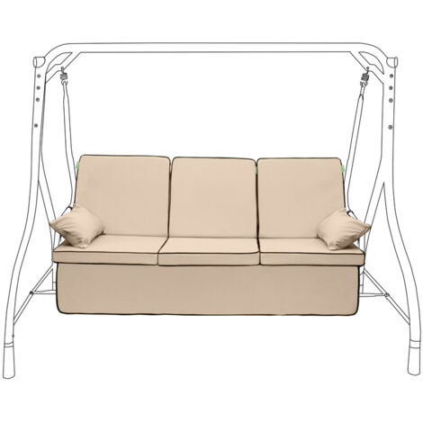 Garden swing cushions