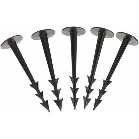 GARDENIX 100 pezzi TerraPEG, ancoraggio da per giardino per tessuto, Extra Forte