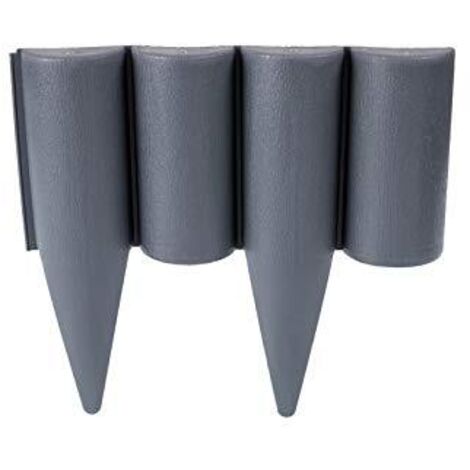 GARDENIX - Bordo per aiuole, Effetto Legno, 2,5 m Antracite