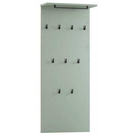 Garderoben Hakenpaneel JULBACH-80 in Pistazie, B/H/T: ca. 50/110,6/20,9 cm