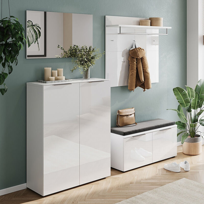 Garderoben Set Wei