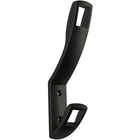 Garderobenhaken PETI 151 x 24 x 71 mm, BA 32 mm schwarz Kleiderhaken von SOTECH