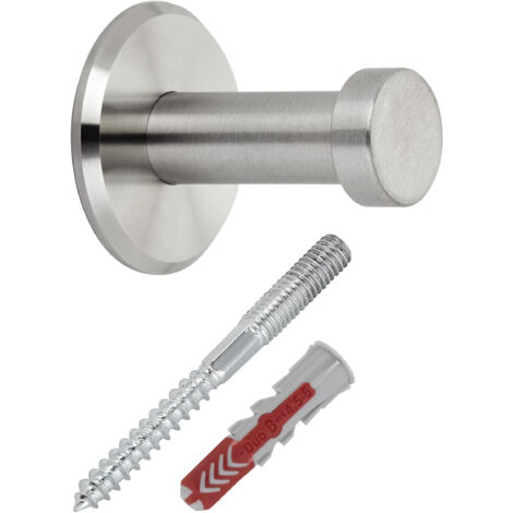 Garderobenhaken TUULA Ø 14 / 19,5 mm Länge 30 mm Edelstahl