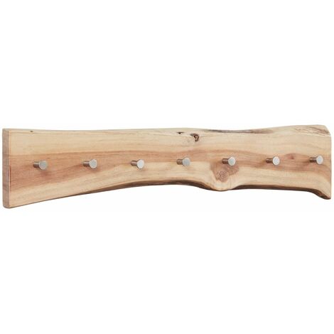 Garderobenleiste Akazie 70x5x10 natur lackiert PURE ACACIA 712