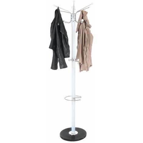 1X 15 Garderobenhaken Kleiderständer Panel Kleiderbügel für Mantel Kleidung