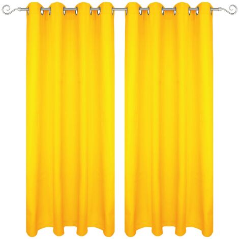 gelb Vorhang