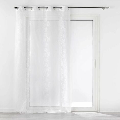 HOMEMAISON Gardine mit Ösen EDENIA, 140 x 240 cm