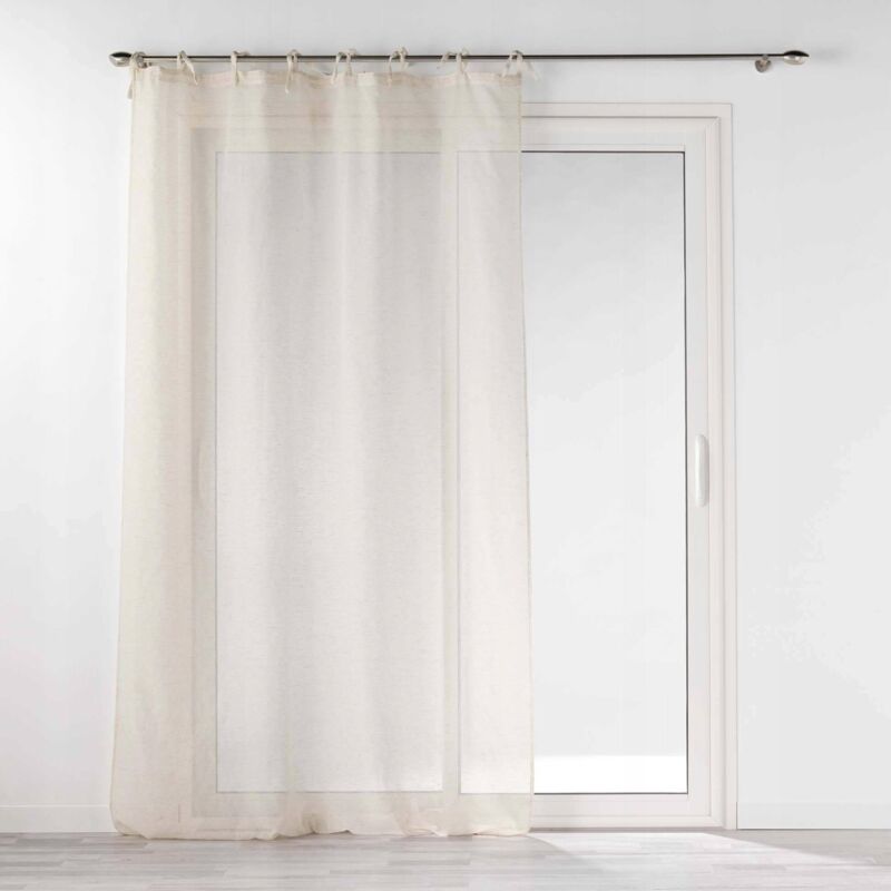 Douceur D'intérieur Douceur-d'intérieur Leinenlook Gardine Beige 140 X 240 Cm