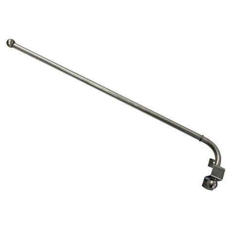 Gardinia 10012260 Asta di Rotazione, Tessuto, Effetto Acciaio Inox, 85x55x0.1 cm