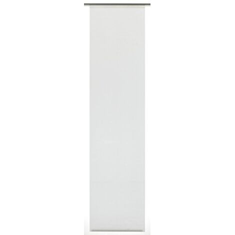 Gardinia 1123060245 Tenda a Pannello, Tessuto, Bianco, 245x60x0.1 cm