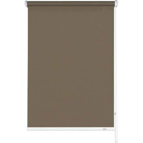 Gardinia 6341052180 Tenda a Rullo Oscurante con Catenella Laterale, Tessuto, Mocca, 52 x 180 cm