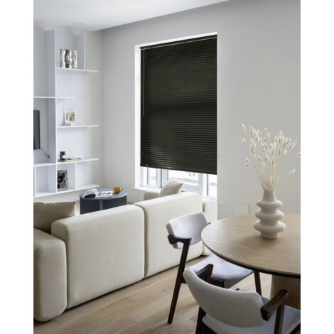 Gardinia Alu-Jalousie schwarz 50 x 175 cm