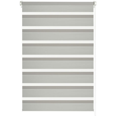 Gardinia EasyFix Doppelrollo grau 120 x 150 cm