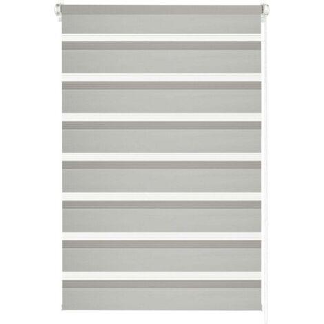 Gardinia EasyFix Doppelrollo grau 60 x 150 cm