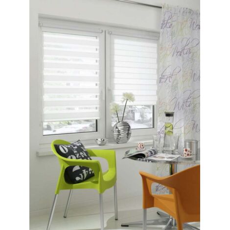 Gardinia EasyFix Doppelrollo weiß 90 x 150 cm