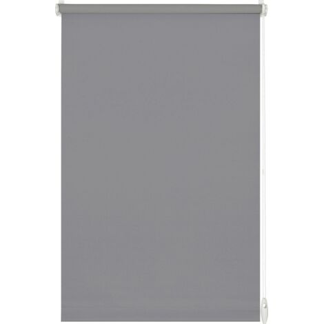 Gardinia EasyFix Rollo steingrau 90 x 210 cm