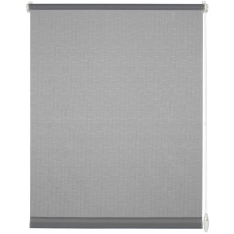 Gardinia EASYFIX Rollo Uni Tenda a Rullo con Morsetto di Fissaggio o Adesiva, Per Luce Diurna, Opaca, Kit di Montaggio Incluso, EASYFIX Tenda a Rullo Avvolgibile, Grigio Chiaro, 120 x 150 cm (LxA)