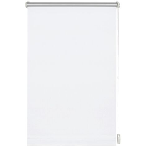GARDINIA EASYFIX Tenda a rullo termica, Fissaggio a incastro o con adesivo, Altamente riflettente, Risparmio energetico, Opaco, Incl. materiale di montaggio, Bianco, 100 x 150 cm (LxH)