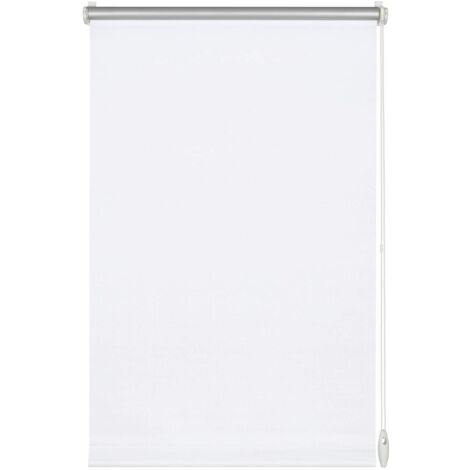 GARDINIA EASYFIX Tenda a rullo termica, Fissaggio a incastro o con adesivo, Altamente riflettente, Risparmio energetico, Opaco, Incl. materiale di montaggio, Bianco, 40 x 150 cm (LxH)