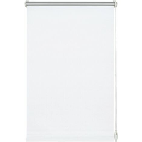 GARDINIA EASYFIX Tenda a rullo termica, Fissaggio a incastro o con adesivo, Altamente riflettente, Risparmio energetico, Opaco, Incl. materiale di montaggio, Bianco, 60 x 150 cm (LxH)