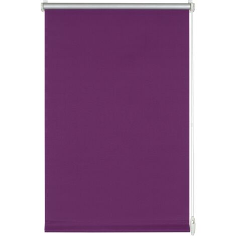 GARDINIA EASYFIX Tenda a rullo termica, Fissaggio a incastro o con adesivo, Altamente riflettente, Risparmio energetico, Opaco, Incl. materiale di montaggio, Lilla, 100 x 150 cm (LxH)