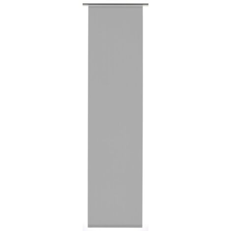 Gardinia Flächenvorhang Entry grau 60 x 245 cm Schiebegardine