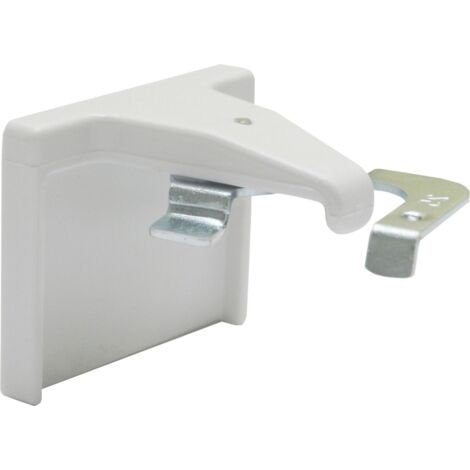 Gardinia Klebeträger-Set für Alu-Jalousien weiß Klebeträger