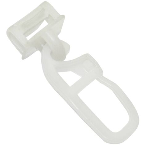 Gardinia Klickgleiter Maxi weiß, 20-er Pack Gardinenstangen & Zubehör
