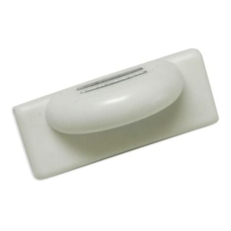 Gardinia Magnet-Halteplatte für Jalousien weiß, 2 Stück Jalousien & Zubehör