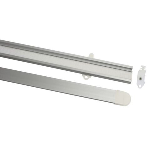 Gardinia Paneelwagen für Flächenvorhänge silber, 60 cm Flächenvorhänge
