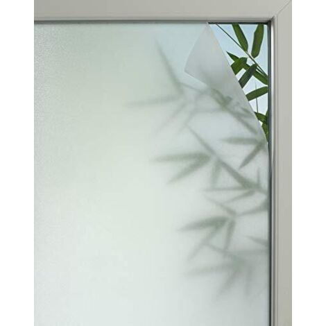 Gardinia Pellicola per finestre ad adesione statica, Privacy 50, Traslucido, Tagliabile su Misura, 100% PVC, 90 x 150 cm, Semi-Trasparente
