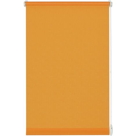 Gardinia Tenda a Rullo con Morsetto di Fissaggio o Adesiva, per Luce Diurna, Opaca, Kit di Montaggio Incluso, EASYFIX Tenda a Rullo avvolgibile, Arancione, 60 x 150 cm (LxA)