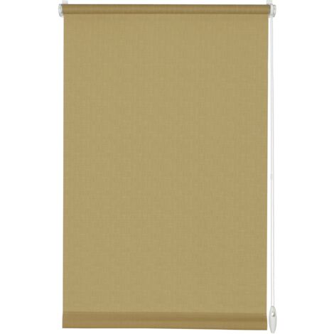 Gardinia Tenda a rullo con morsetto di fissaggio o adesiva, Per luce diurna, Opaca, Kit di montaggio incluso, EASYFIX Tenda a rullo avvolgibile, Marrone, 60 x 150 cm (LxA), tessuto