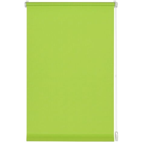 GARDINIA Tenda a rullo con morsetto di fissaggio o adesiva, Per luce diurna, Opaca, Kit di montaggio incluso, EASYFIX Tenda a rullo avvolgibile, Verde mela, 75 x 150 cm (LxA), tessuto